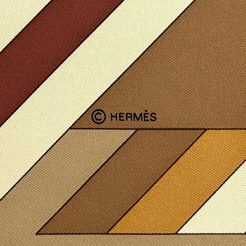 Hermes Scarf Carre 90 les Jeux D'hermes Game Silk Orange Multicolor — view 4