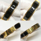 Hermes Clic Clac PM Black H Metal Bracelet — view 9