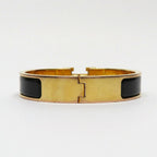 Hermes Clic Clac PM Black H Metal Bracelet — view 2