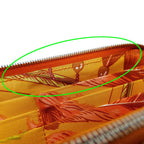 Hermes Wallet Long Azap Silk in Classic Veau Orange — view 9