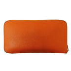 Hermes Wallet Long Azap Silk in Classic Veau Orange — view 2
