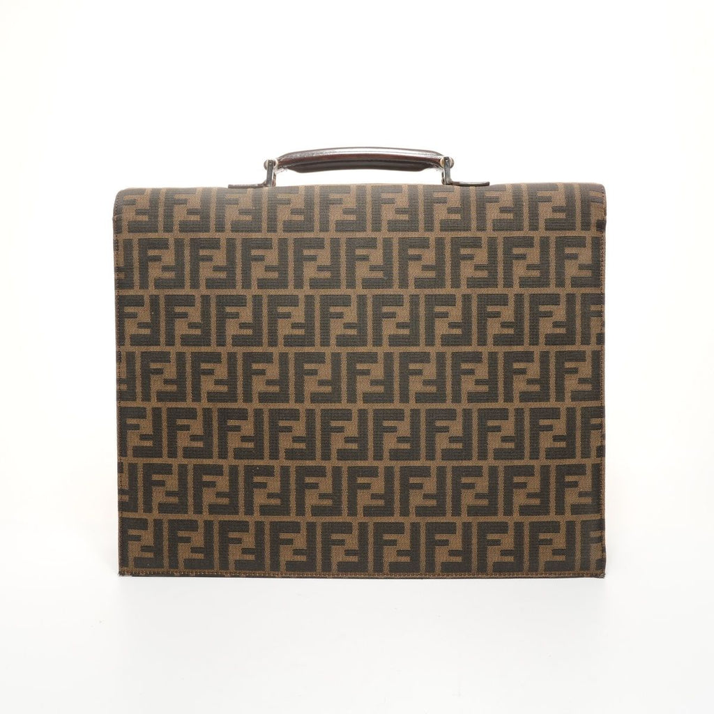 Fendi Handbag Canvas Zucca Briefcase Business — view 2