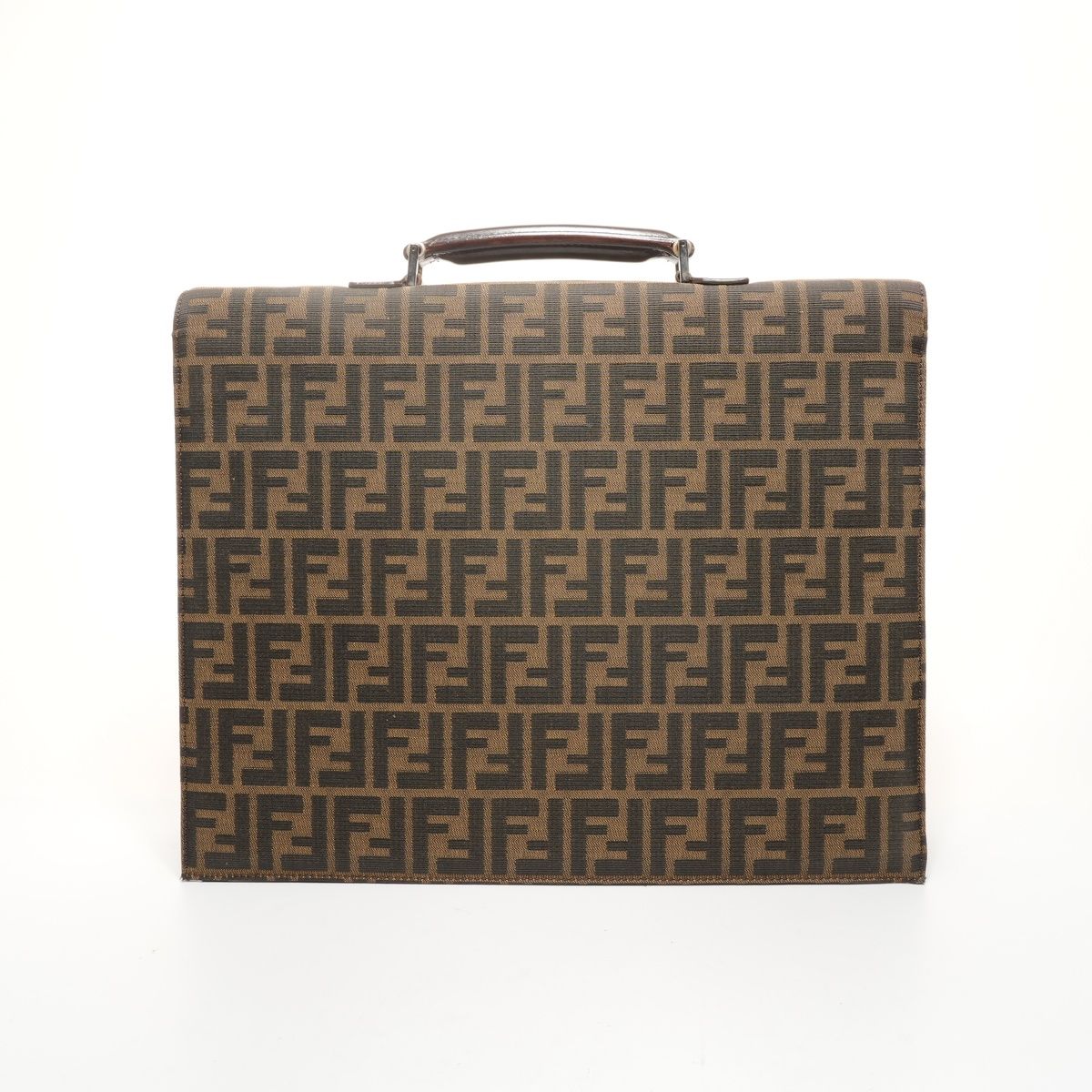 Fendi Handbag Canvas Zucca Briefcase Business — view 2