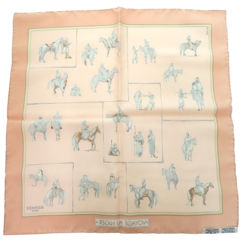 Hermes Pocket Chip Carre 45 Petit Voyage AU Niger Journey to Silk — view 3