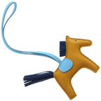 Hermes Rodeo PM Lambskin Jaune d'Or Key Holder — view 2