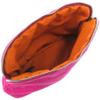 Hermes Bolide Pouch Mini Cotton Leather Pink Purple — view 4