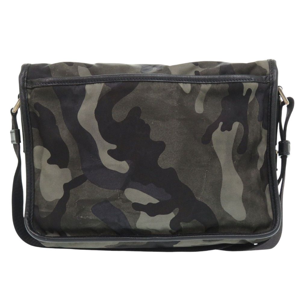 Prada Tessuto Camouflage Pattern Messenger — view 2