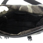 Prada Tessuto Camouflage Pattern Messenger — view 5