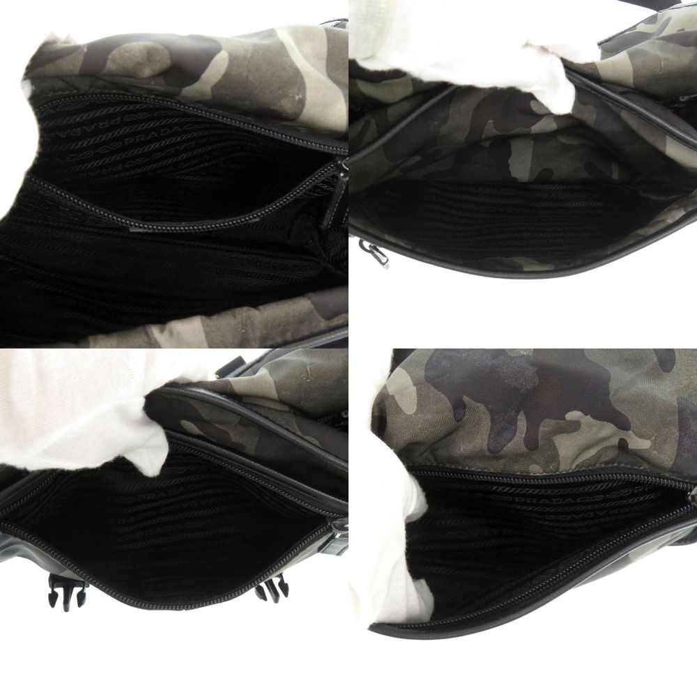 Prada Tessuto Camouflage Pattern Messenger — view 6