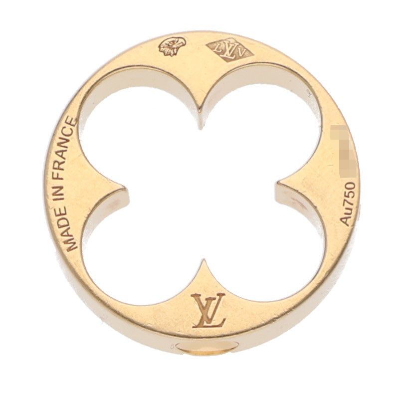 Louis Vuitton Pendentif Empreinte 18K Yellow Gold Necklace Top — view 2