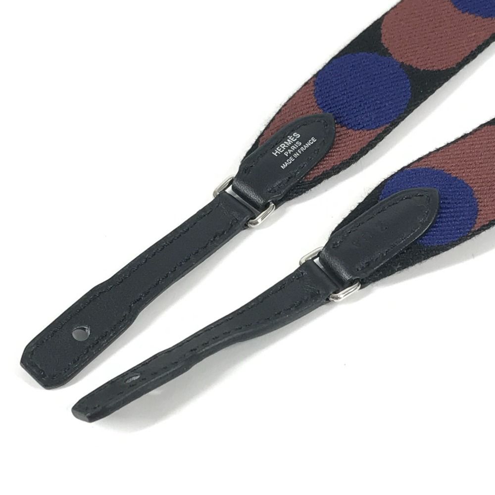 Hermes Shoulder Strap Sungle Flipper Ball Leather Canvas Brown — view 7