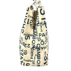 Chanel Shoulder Bag CC Logo Canvas White — view 4