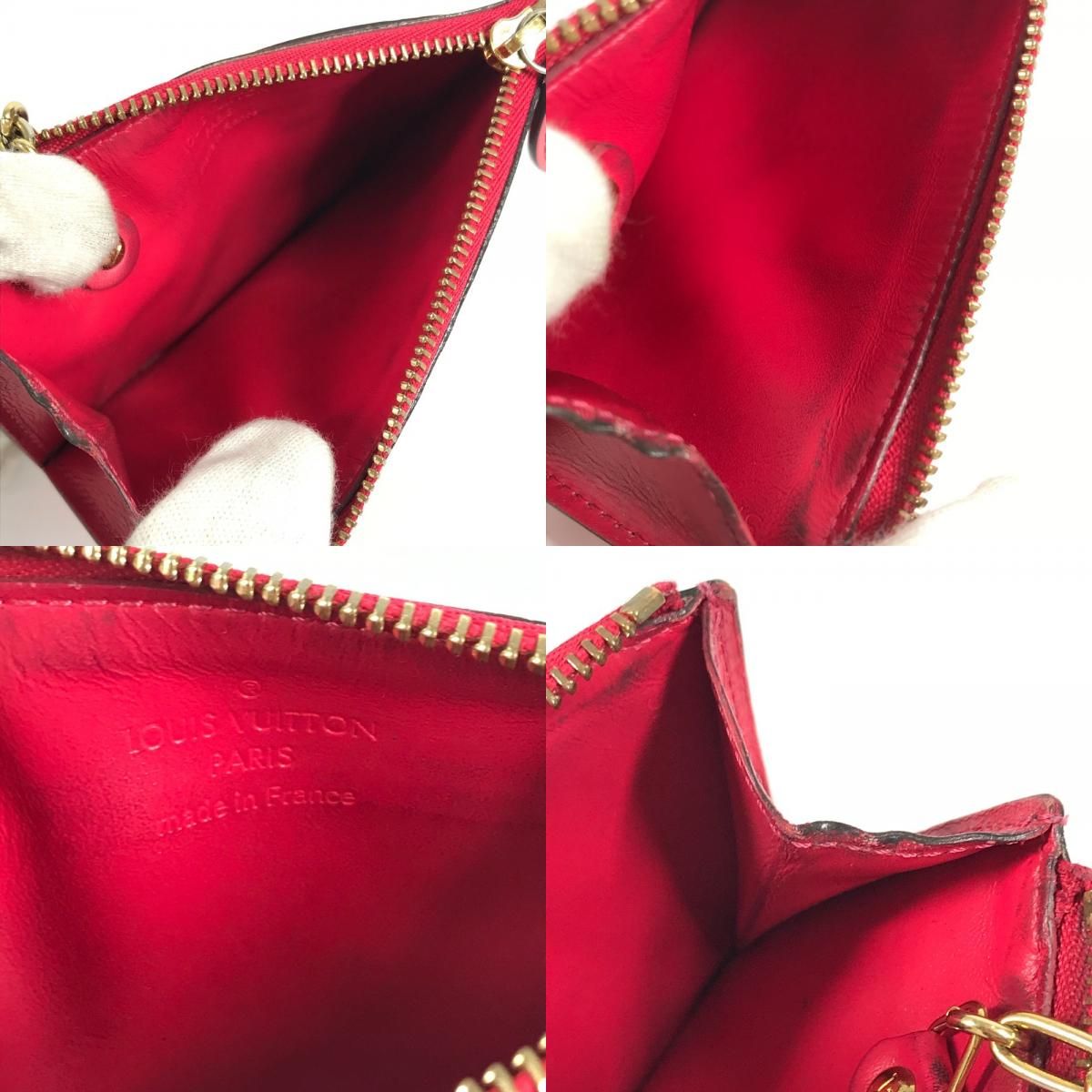 Louis Vuitton Coin Case Pochette Cles NM Monogram Vernis Canvas Pink — view 8