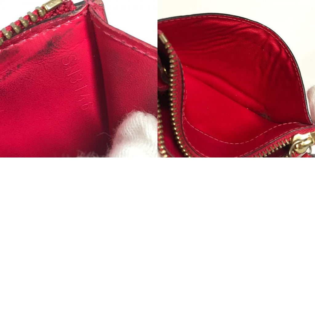 Louis Vuitton Coin Case Pochette Cles NM Monogram Vernis Canvas Pink — view 9