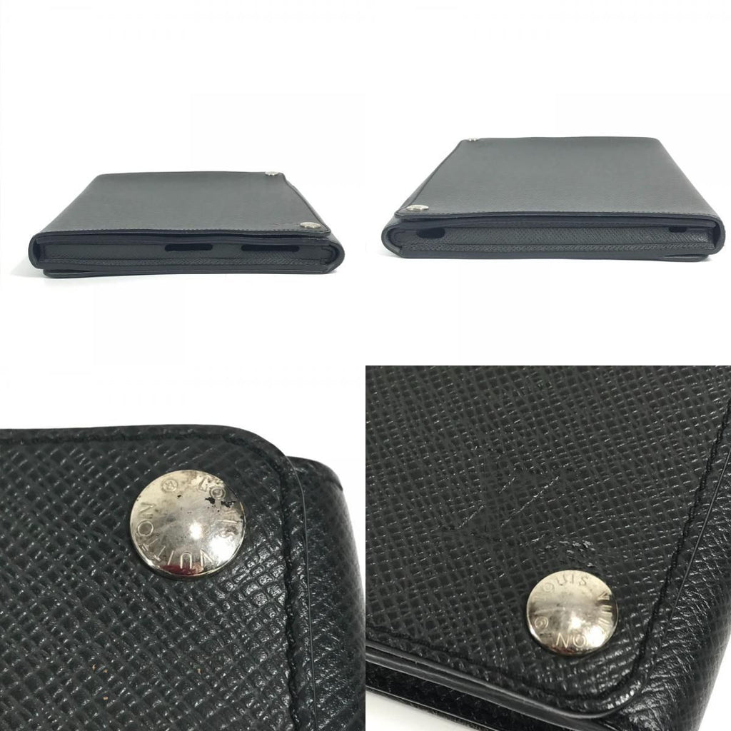 Louis Vuitton Ipad Case Etui Taiga Leather Ardoise Black — view 7