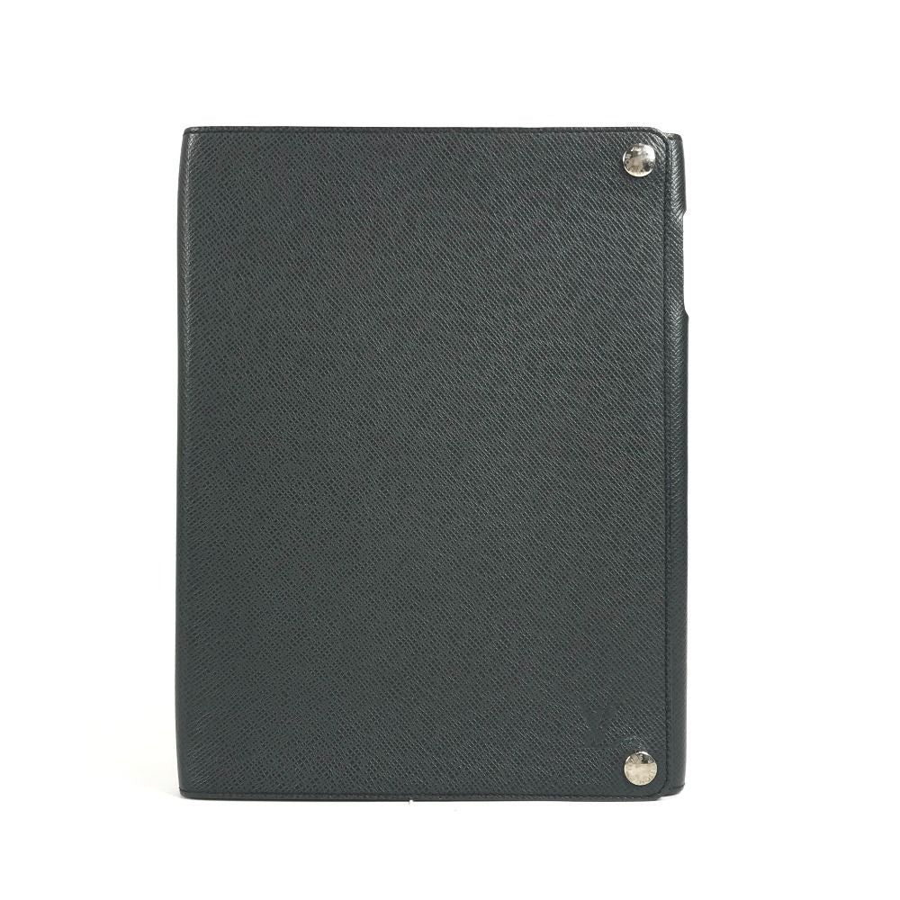 Louis Vuitton Ipad Case Etui Taiga Leather Ardoise Black — view 3