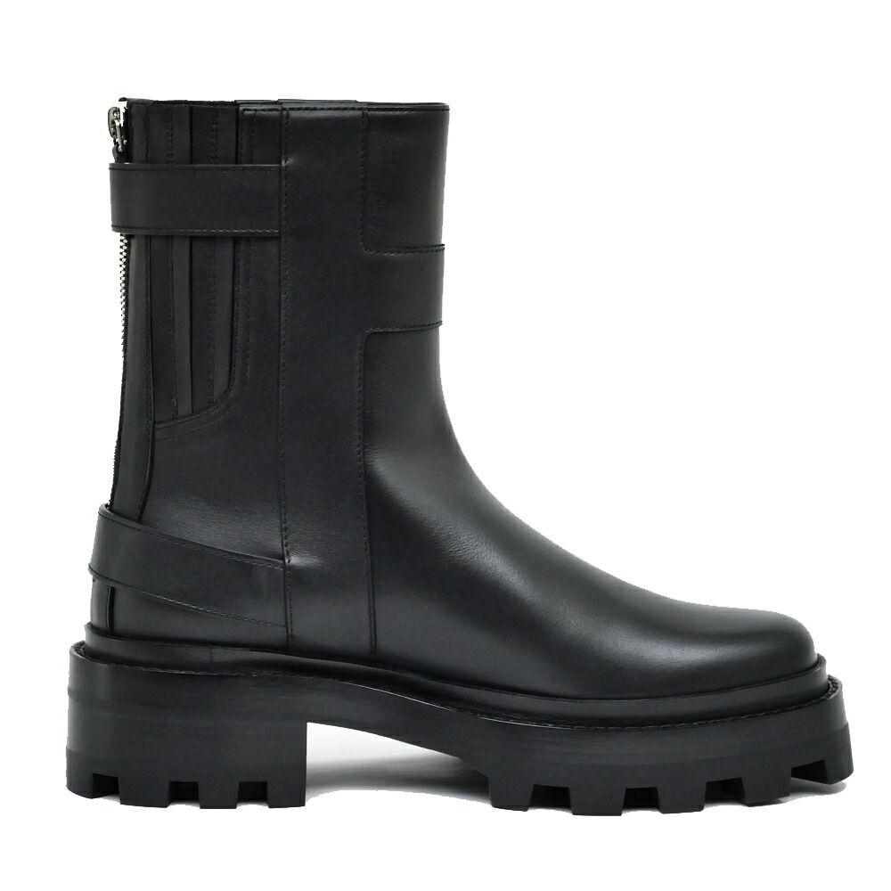 Hermes Short Boots Jamie 38.5 Black Noir Leather — view 2