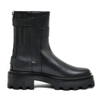 Hermes Short Boots Jamie 38.5 Black Noir Leather — view 2