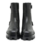 Hermes Short Boots Jamie 38.5 Black Noir Leather — view 3