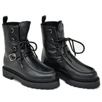 Hermes Short Boots Land 38 Black Noir Leather — view 5