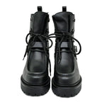 Hermes Short Boots Land 38 Black Noir Leather — view 3