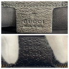 Gucci Black GG Canvas Leather Tote Handbag — view 4