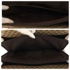 Gucci GG Crystal Beige Dark Brown Business Bag — view 4