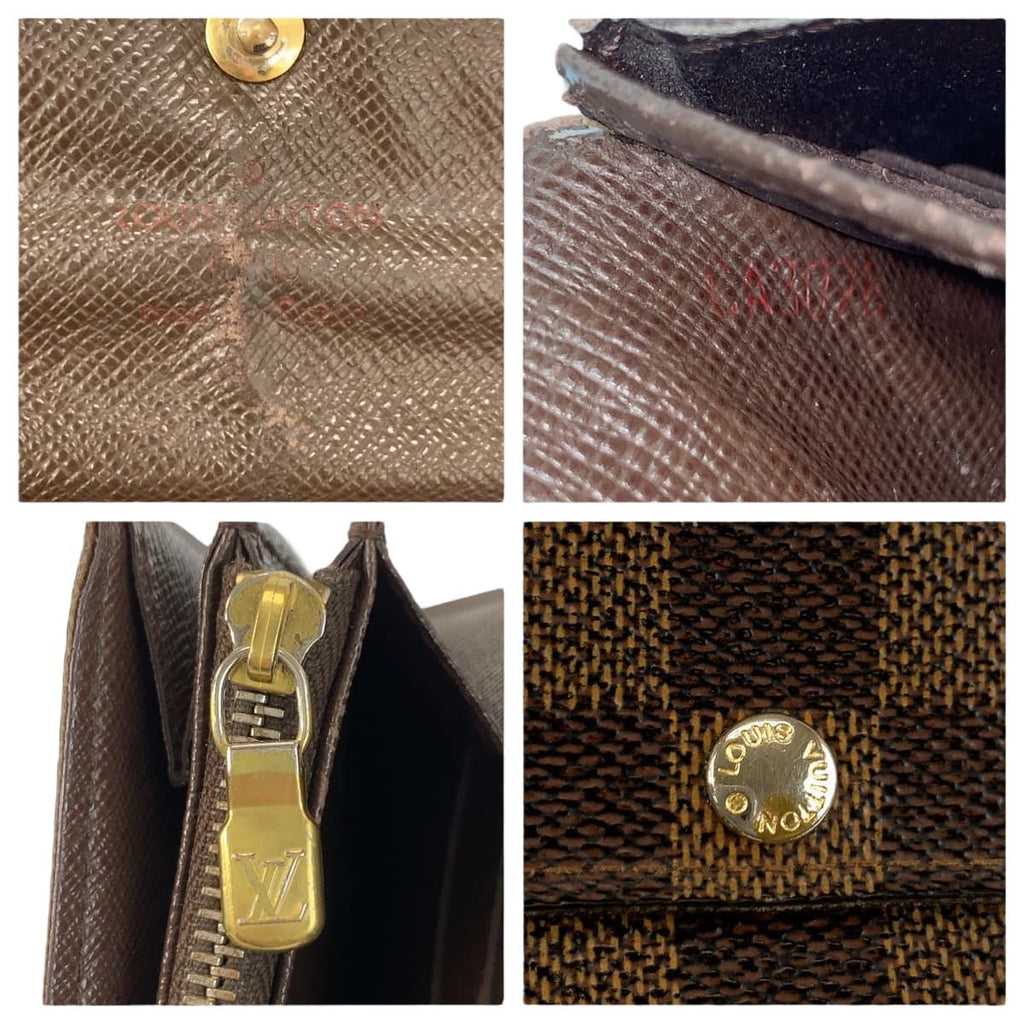 Louis Vuitton Damier Portefeuille Sarah Brown Long — view 3