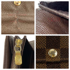 Louis Vuitton Damier Portefeuille Sarah Brown Long — view 3