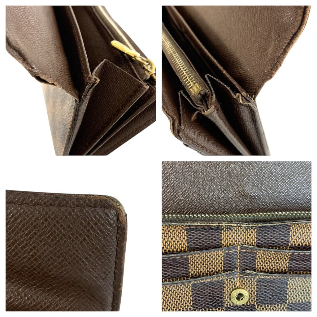 Louis Vuitton Damier Portefeuille Sarah Brown Long — view 6