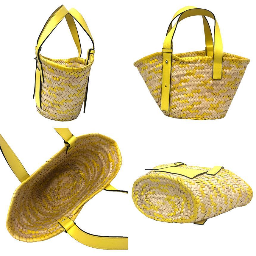 Loewe Basket Small Tote Yellow — view 2