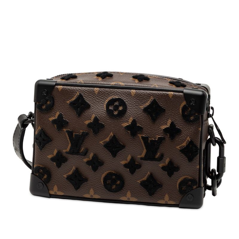 Louis Vuitton Monogram Taffeta Mini Soft Trunk Crossbody Chain Shoulder Bag — view 2