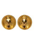 Chanel Coco Mark Vintage Gold Plated Earrings — view 2