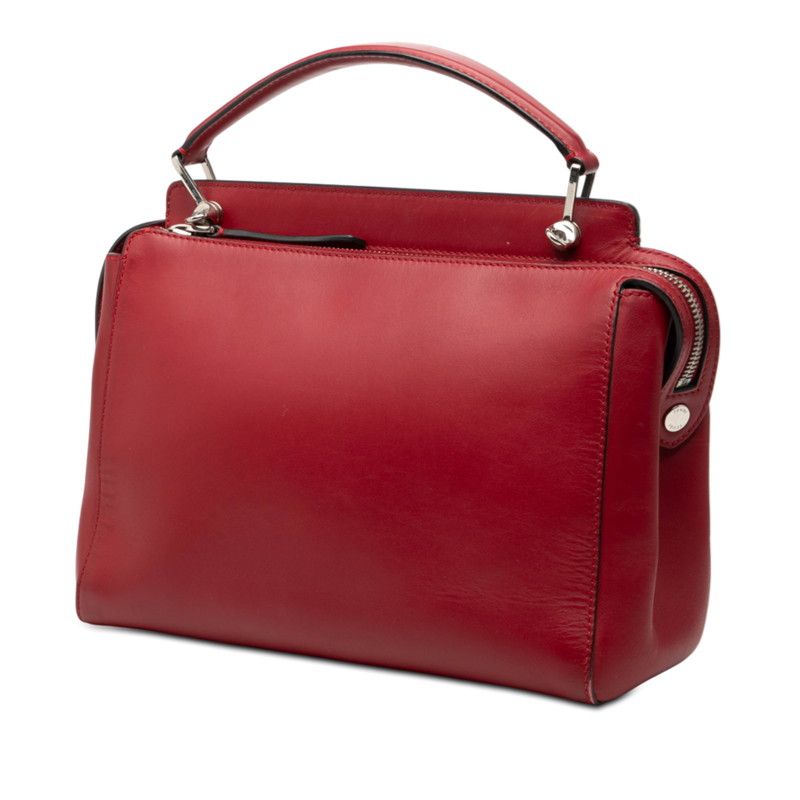 Fendi Shoulder Bag 2-Way Red Leather — view 2