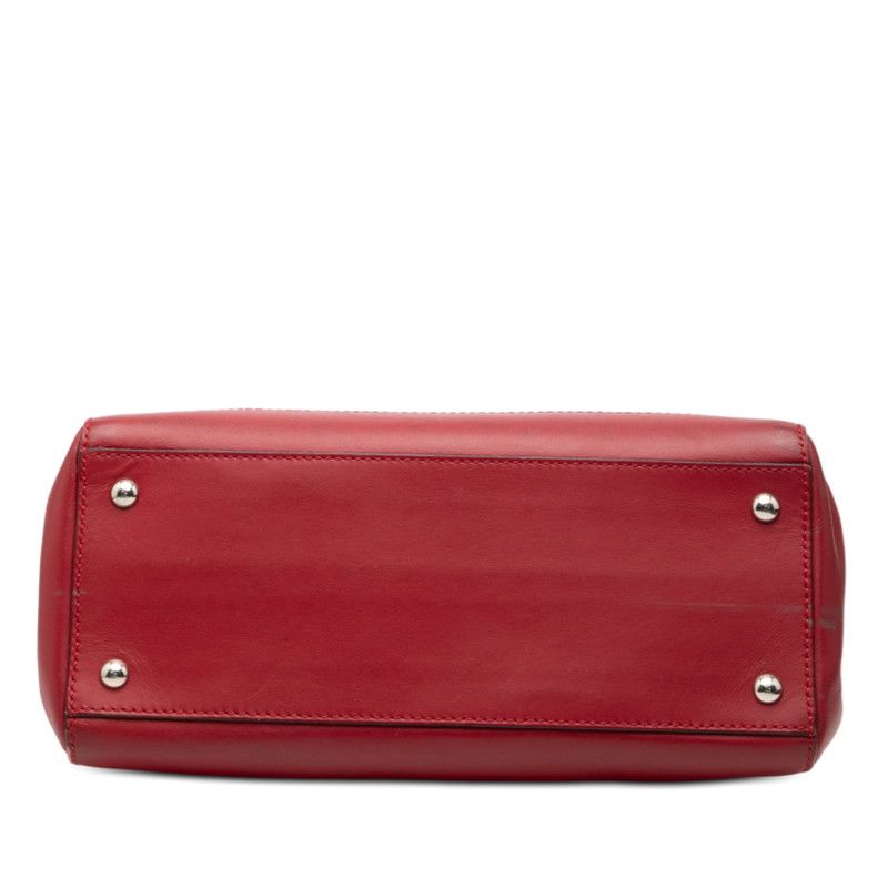Fendi Shoulder Bag 2-Way Red Leather — view 3