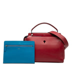 Fendi Shoulder Bag 2-Way Red Leather — view 7