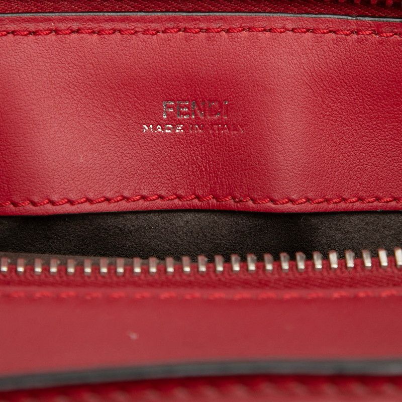 Fendi Shoulder Bag 2-Way Red Leather — view 5