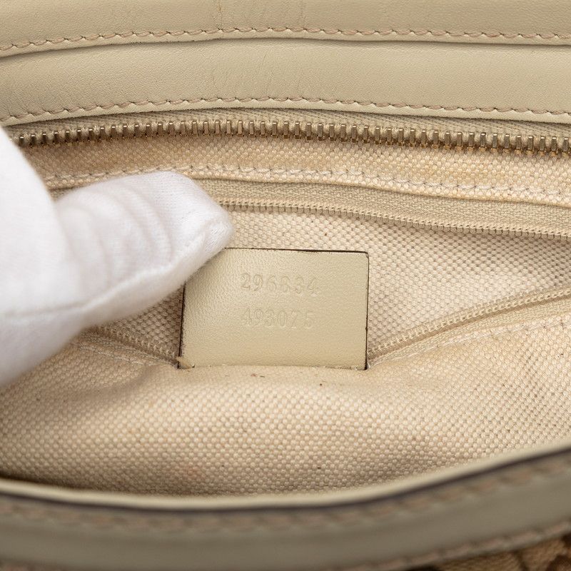 Gucci GG Canvas Ski Beige Leather — view 6