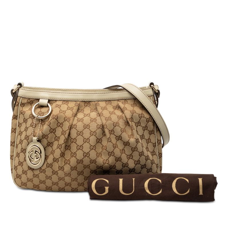 Gucci GG Canvas Ski Beige Leather — view 7