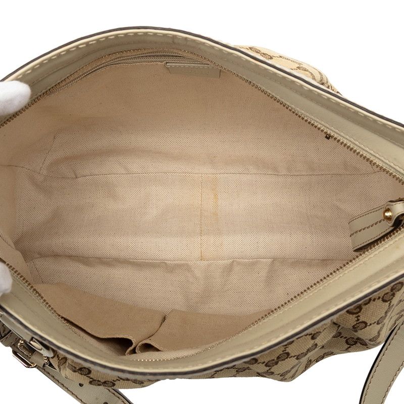 Gucci GG Canvas Ski Beige Leather — view 4
