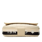 Chanel Chocoba Crossbody Bag Beige Black Leather — view 3