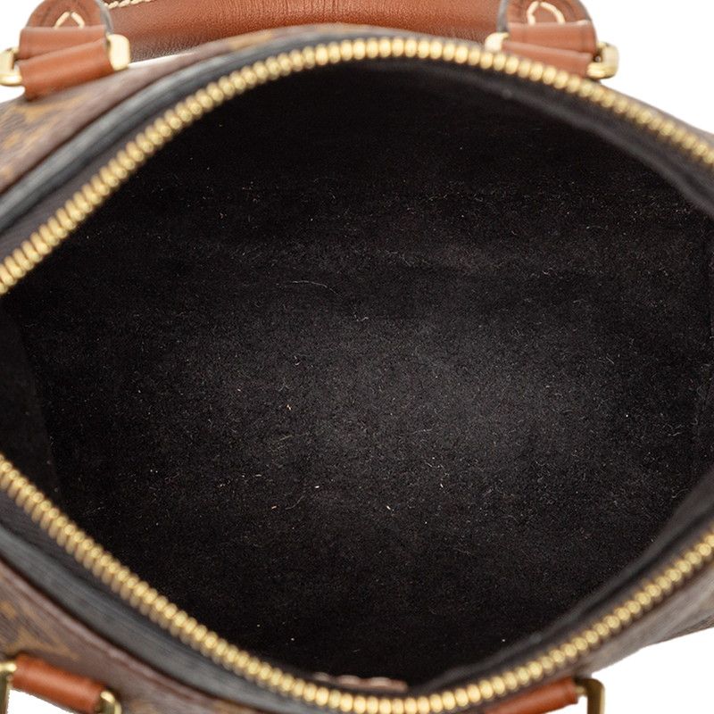 Louis Vuitton Monogram Nano Pallas Mini Shoulder Bag Brown Noir — view 4
