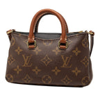 Louis Vuitton Monogram Nano Pallas Mini Shoulder Bag Brown Noir — view 2