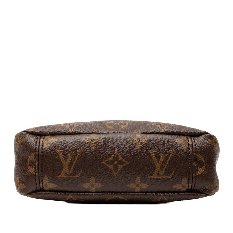 Louis Vuitton Monogram Nano Pallas Mini Shoulder Bag Brown Noir — view 3