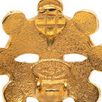 Chanel Coco Mark Vintage Gold Plated Earrings — view 3