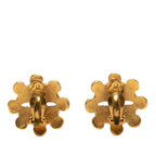 Chanel Coco Mark Vintage Gold Plated Earrings — view 2