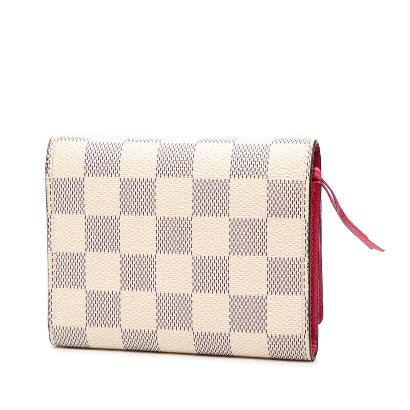 Louis Vuitton Damier Azur Portefeuille Victorine White Multicolor — view 2