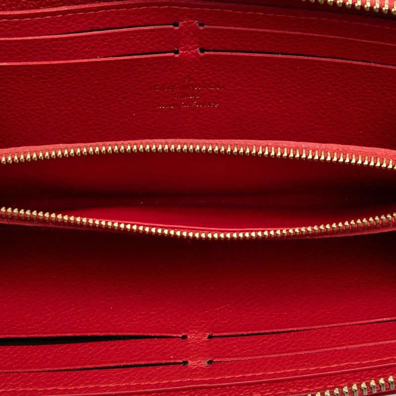 Louis Vuitton Monogram Empreinte Portefeuille Clemence Round Zipper Long Wallet — view 4