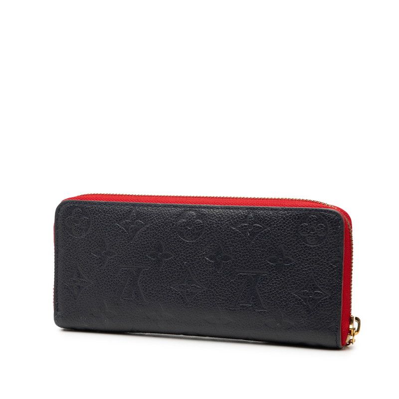 Louis Vuitton Monogram Empreinte Portefeuille Clemence Round Zipper Long Wallet — view 2