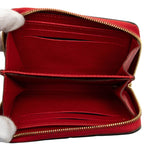 Louis Vuitton Monogram Empreinte Zippy Coin Purse Scarlet Red Leather — view 4